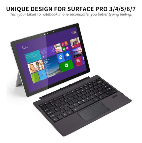 Teclado Bluetooth Para Microsoft Surface Pro 3 4 5 6 7