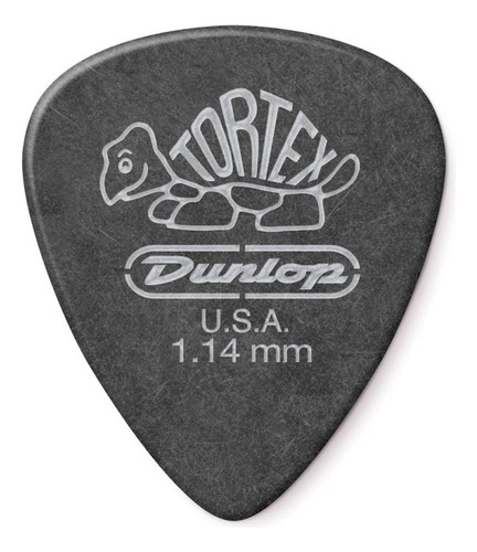 Palheta Tortex Pitch Black Standard 488p Com 12 Dunlop