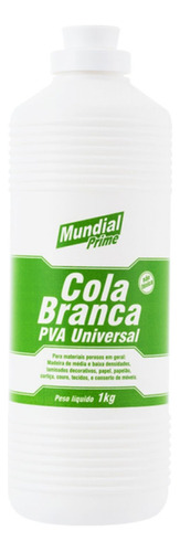 Cola Branca Universal 01 Kg - Mundial Prime
