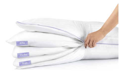 3 Pack Almohada Sonno Ajustable 100% Bambú Estándar
