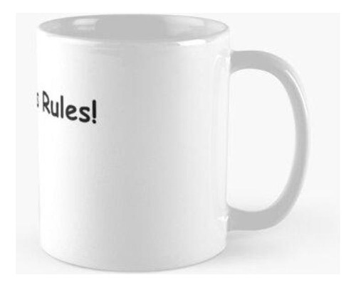 Taza Comic Sans Rules Calidad Premium