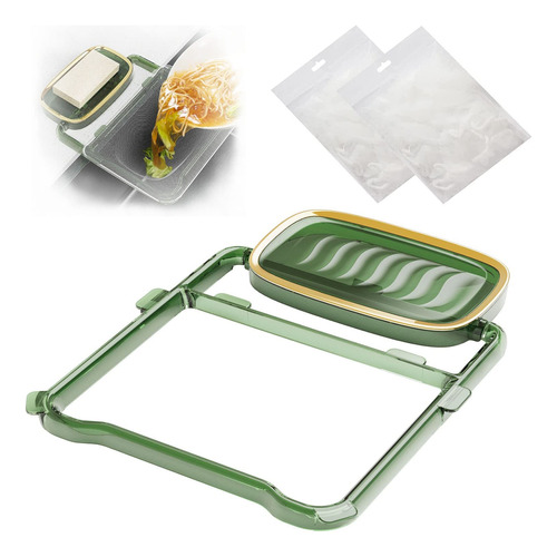 Colador Fregadero Cocina Estante Plegable Para Filtro 100