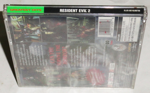 Resident Evil 2 Ps1 Original Americano Completo - Local
