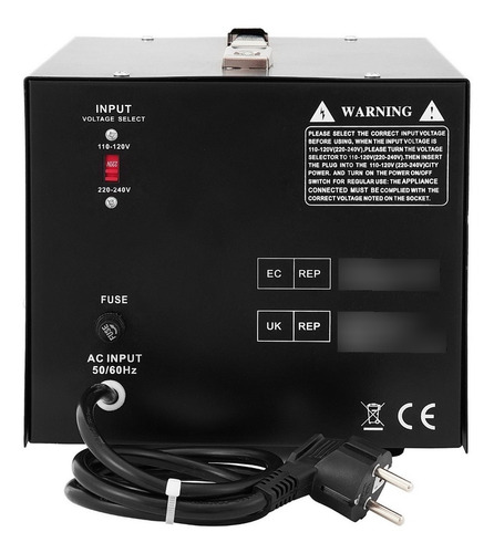 Transformador Variable 3000w Voltaje 240v A 110v, 110v A 240