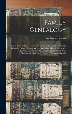 Libro Family Genealogy: Baird, Blair, Butler, Cook, Child...