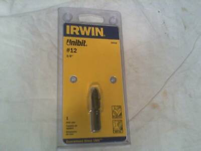 Irwin 10312 Unibit #12 3/8  Step-drill Dit 1/4  Shank Se Zzg