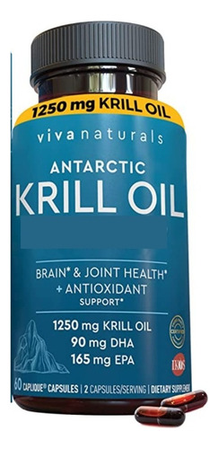 Aceite Krill 1250mg Viva Natura - - Unidad A $4065