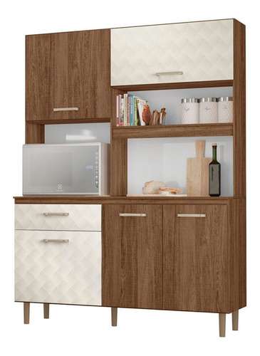 Mueble De Cocina Kit Completo 5 Puertas 1 Cajon Amoblamiento