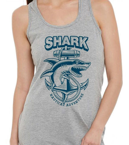 Musculosa Shark Tiburon Ancla Nautical Adventure