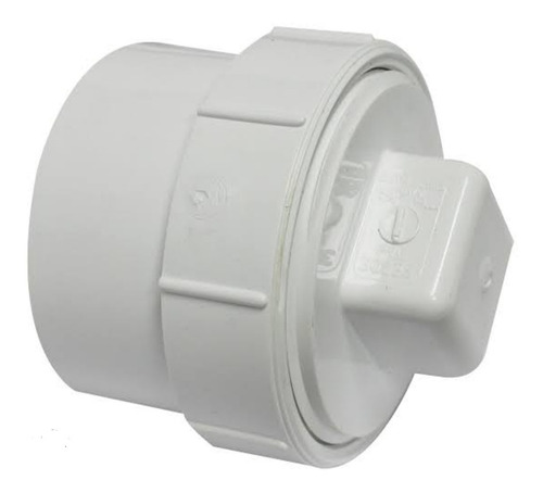 3 Tapón Registro De 4 Adaptador Hembra Pvc Dwv Sanitario (Usado)