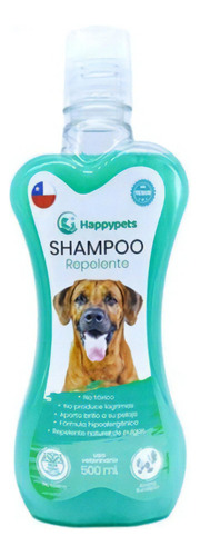 Shampoo Repelente Antipulgas Happypets Para Perro 500ml
