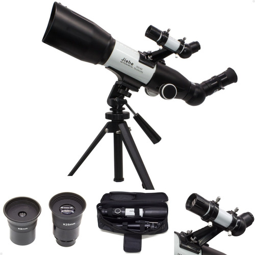 Telescopio Profissional Astronomico Refletor 350x60mm Jiehe 