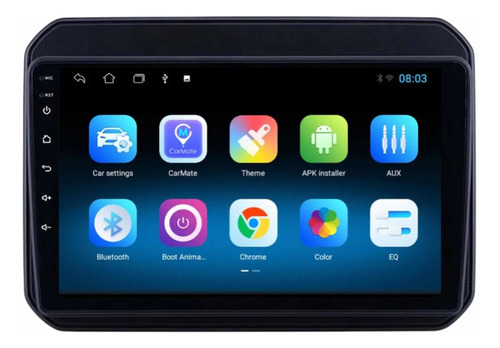 Estéreo Android Suzuki Ignis, Gps, Wifi, Bluethooth