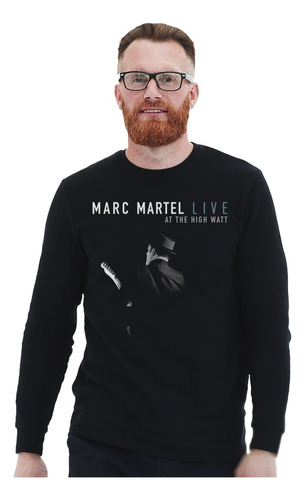 Polera Ml Marc Martel Live At The High Watt Rock Impresión D