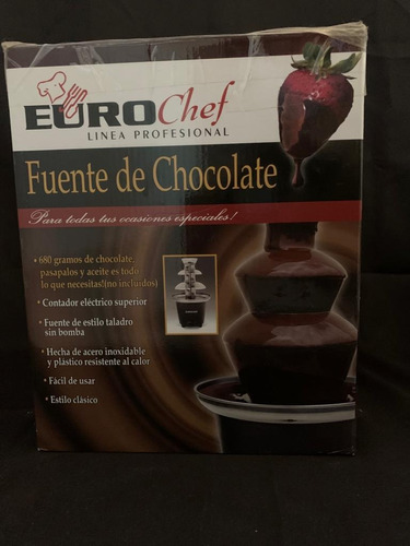 Fuente De Chocolate Eurochef Profesional