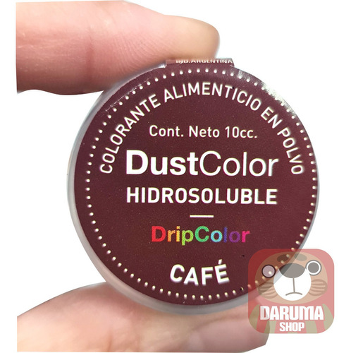 Colorante Polvo Hidrosoluble Cafe 10cc Dust Color Belgrano