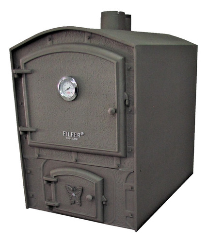 Horno De Fundicion A Leña Puerta Ciega Para Mesada Filfer