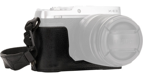 Megagear Ever Ready Leather Half Case And Strap For Fujifilm