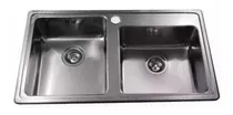 Comprar Bachas Cocina Johnson Quadra Q085a Linea Recta Pileta Doble