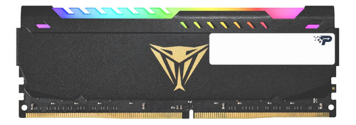 Memória RAM Viper Steel RGB color preto  16GB 1 Patriot PVSR416G320C8