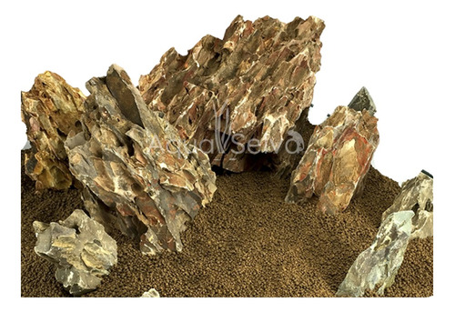 Dragón Stone Kit 60lt Roca Aquascaping Acuario Terrario
