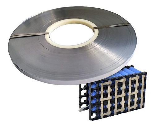 Imagen 5 de 6 de Cinta Niquel Para Conectar Baterias De Litio 0.15mmx5mmx1mt