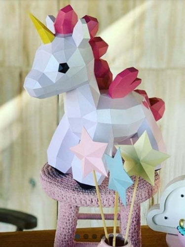 Unicornio Tipo Peluche Papercraft  (Reacondicionado)