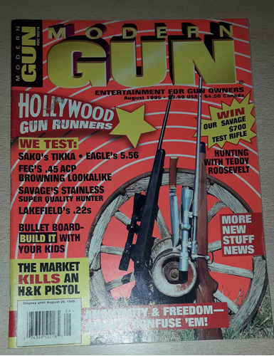Revista Modern Gun Volumen 2 N°6 Agosto De 1995 Inglés