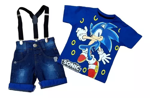 Roupa Do Sonic Infantil