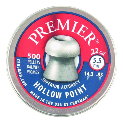 Postón Crosman 5,5 Premier Hollow Point Made In Usa