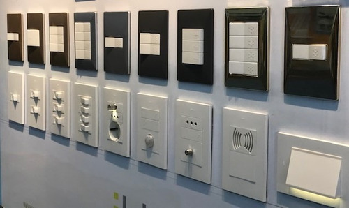 Imagen 5 de 10 de Llave De Luz Con Plaqueta Siglo Xxi Cambre