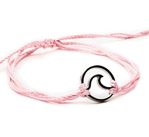 Pulsera Hombre Mujer - Dije Acero Quirúrgico Ola Surf - Pulsera Soga - Brazalete Hombre - Pulseras Hombre 