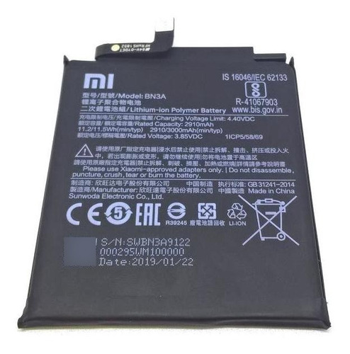 Bateria Xiaomi Bn3a Redmi Go