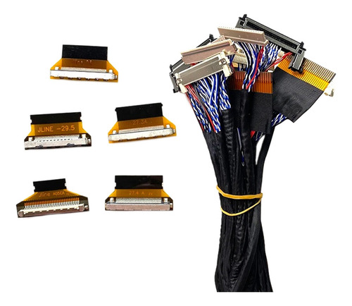 Kit De Cabo De Tela Lvds De 21 Unidades Com Adaptador De Cab