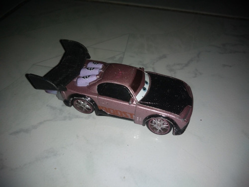 Vehículo A Escala Disney Pixar Cars Boost Raro Con Flamas (Usado)