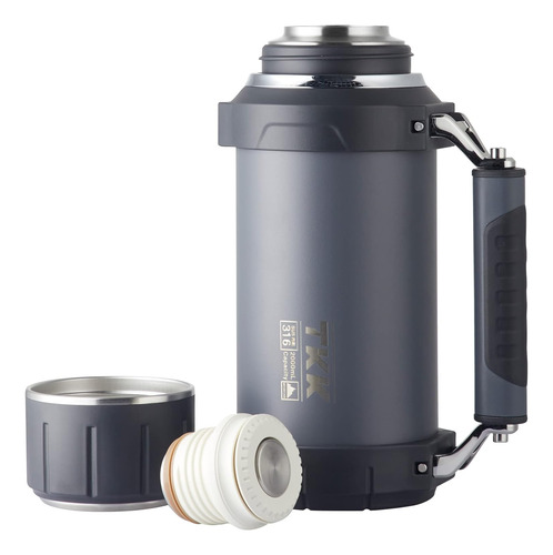Termo De Café 2qt Stainless Steel, Aislamiento 24h, Camping
