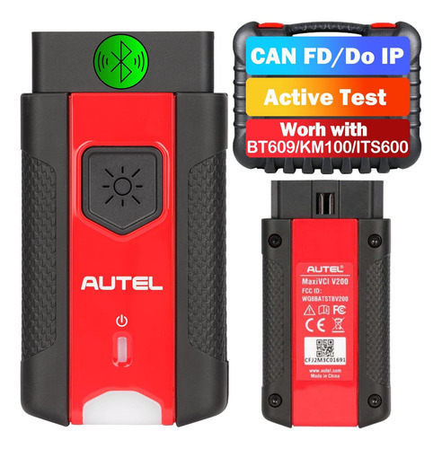 Autel Maxivci V200 Vci200 Obd2 Adaptador De Conector Bluetoo