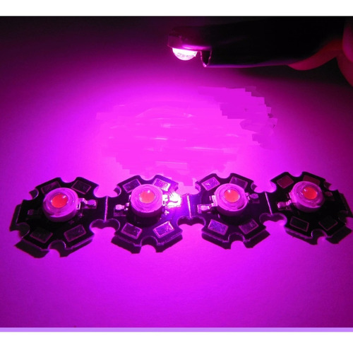 10x Led Grow Indoor Full Spectrum 400-840nm 3w Estrella Cob