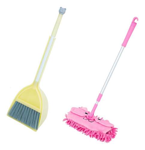 Little Housekeeping Helper Set De Escoba Escoba Amarilla