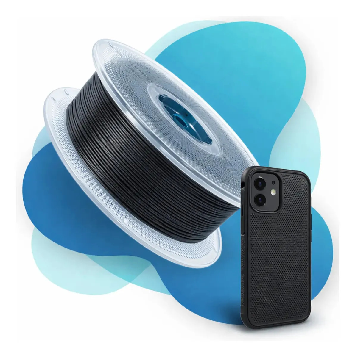 TPU Zarpar 3D 1kg Preto
