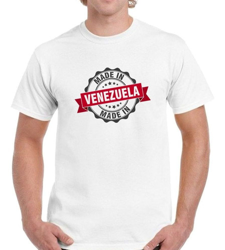 Remera De Hombre Venezuela Made Cultura Frase