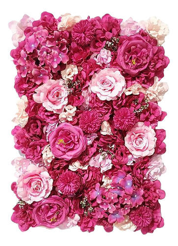 2 Flores De Seda Artificial Panel De Pared Quete De Boda