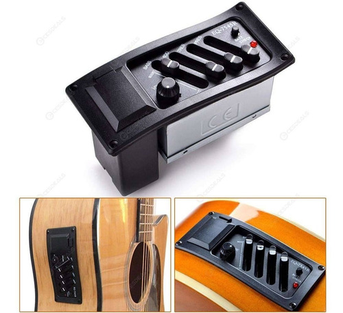 Micrófono Ecualizador Eq7545r Profesional Guitarra Acústica