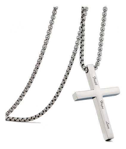 Black Cross Necklace For Men I Can Do All Things Christian S