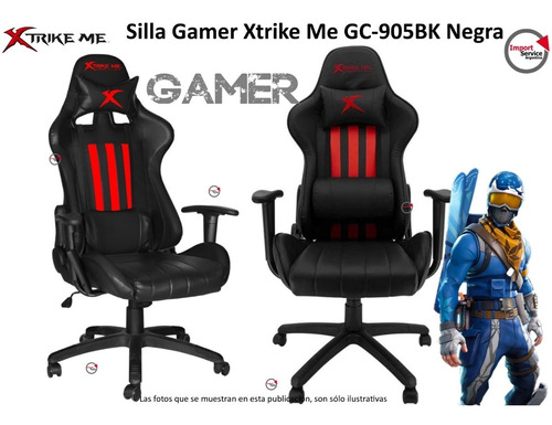 Silla Gamer Xtrike Me Gc-905bk Negra