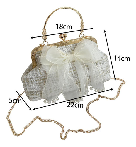 / Bolsos De Mano Tipo Cartera Con Lazo De Satén For Fiestas