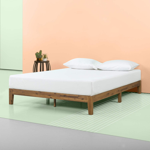 Zinus Lucinda Base De Cama De Plataforma De Madera, No Neces