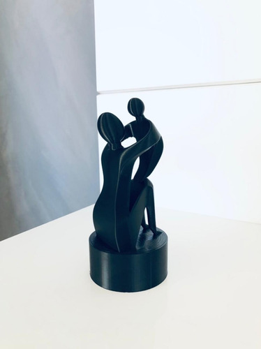 Estátua Mãe E Filho(a) Presente Dias Das Mães 15cm