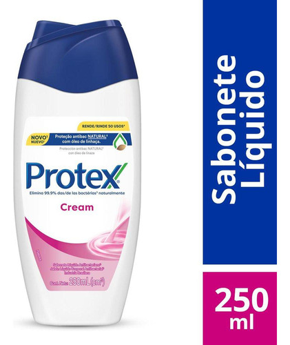 Sabonete Líquido Antibacteriano Protex Cream 250ml