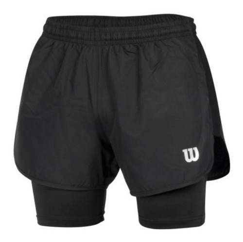 Short Con Calza Deportivo Wilson Mujer Running Gym Fitness